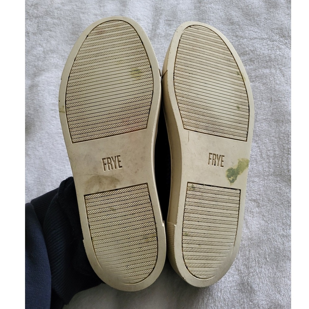 Frye Ivy Fray Sneakers Shoes Woven Basket Blue Flat Womens 7M Good Condition - Picture 7 of 7